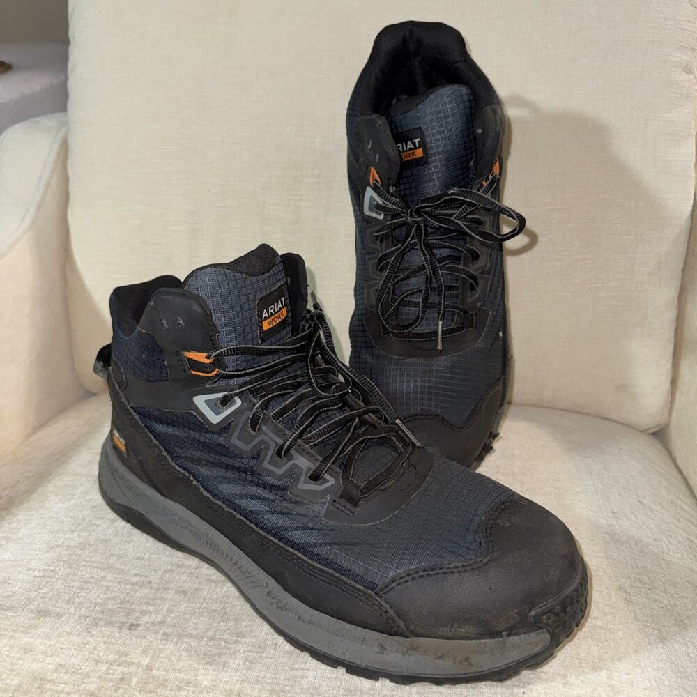 Ariat Outpace Shift Mid Composite Toe Work Shoe Mens 12 EE Black Work Shoe